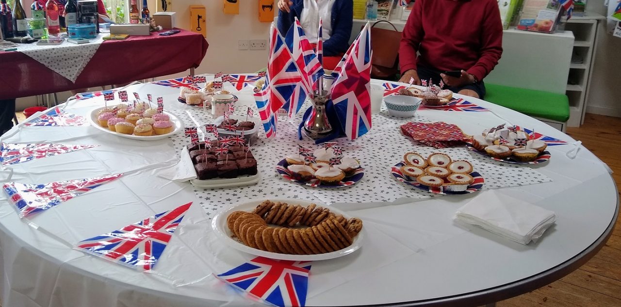 A fine spread for the Platinum Jubilee Coffee Morning
